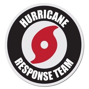5 for $25! Hurricane Response Team Decal - Sticker!